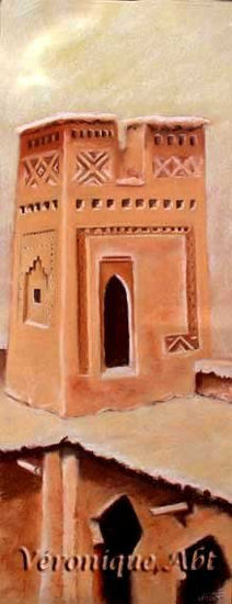 casbah2 Pastel Papel Paisaje