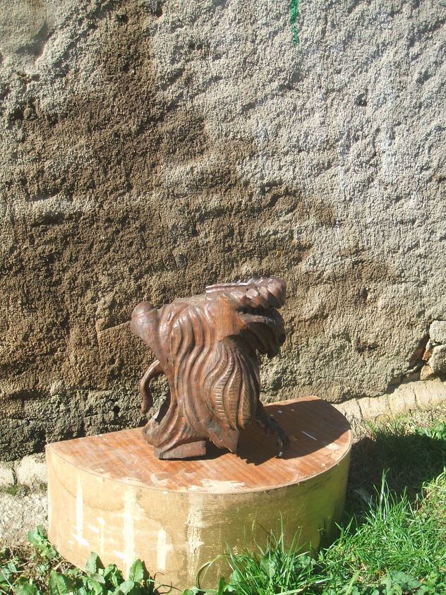 escoltura de madera unica  varias figuras