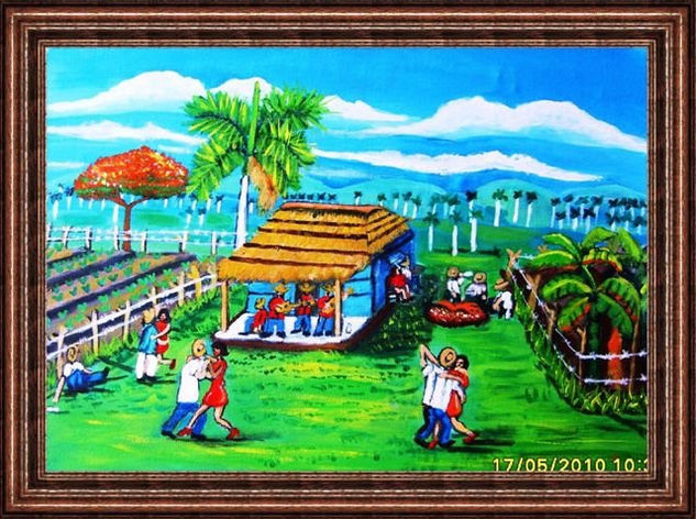 Fiesta Guajira Acrylic Canvas Landscaping