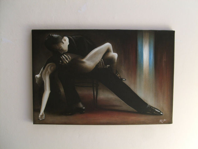 pasion argentina (tango) Oil Canvas Figure Painting