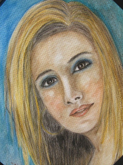 Soraya (c) Watercolour Card Portrait