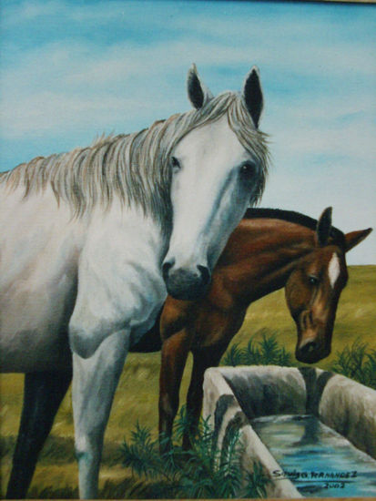 AMIGOS Oil Canvas Animals