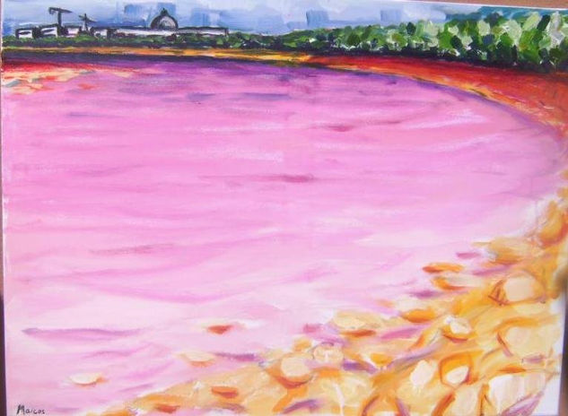 Río San Pedro Acrylic Canvas Landscaping