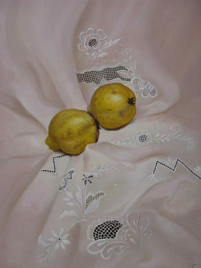 MEMBRILLOS Oil Canvas Still Life Paintings