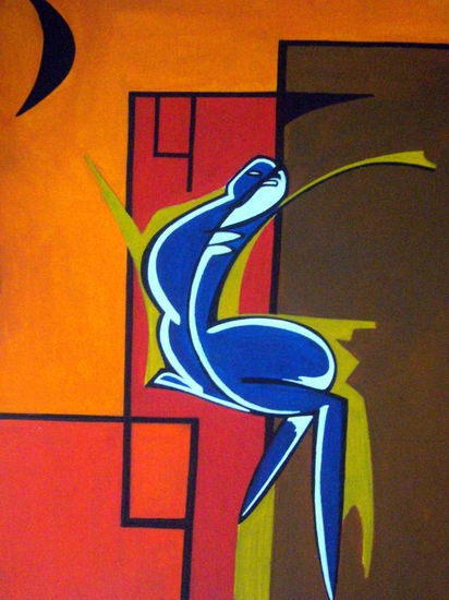 Sin título Acrylic Canvas Figure Painting