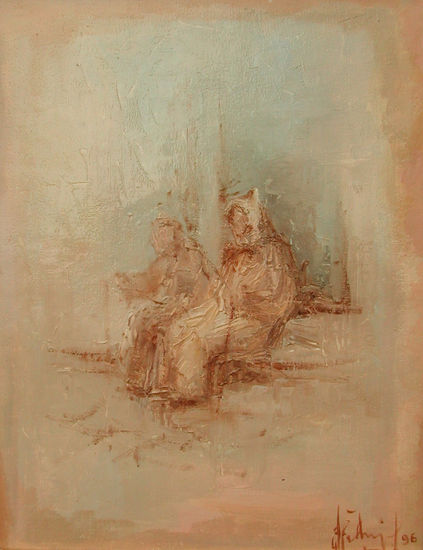 ANCIANOS Oil Canvas Figure Painting