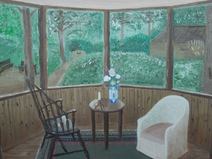 Casita en el jardín