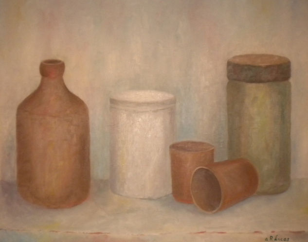 El bote blanco Oil Canvas Still Life Paintings