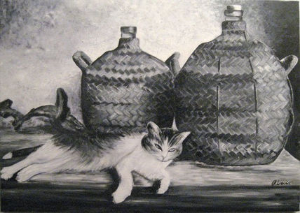 Bodegon  gato 5