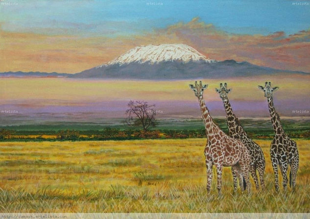 2009-Paisaje Africano Acrylic Others Landscaping