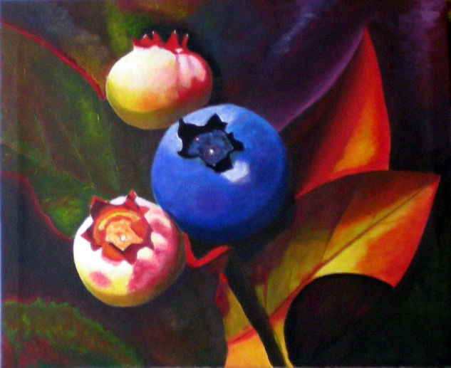 Arándanos Acrylic Canvas Still Life Paintings