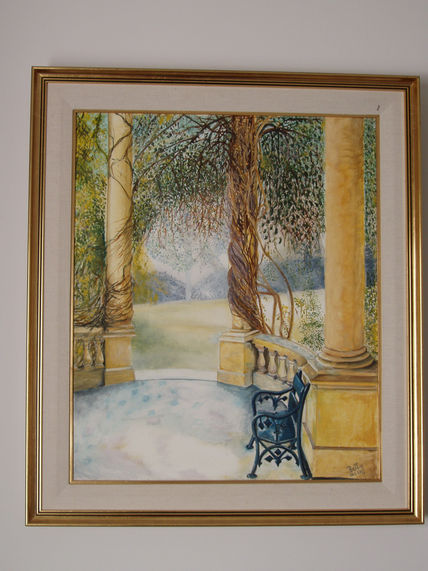 La pérgola.