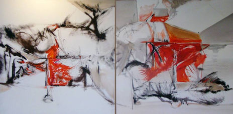 Abstracta en su cuerpo