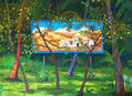 Paisajes con vistas. Arena en el jardin