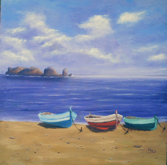 Playa Oil Canvas