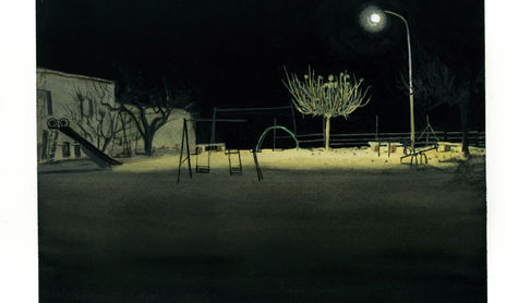 acuarelas de noche