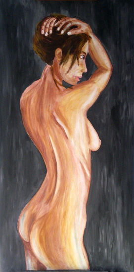 Figura I Acrylic Panel Nude Paintings