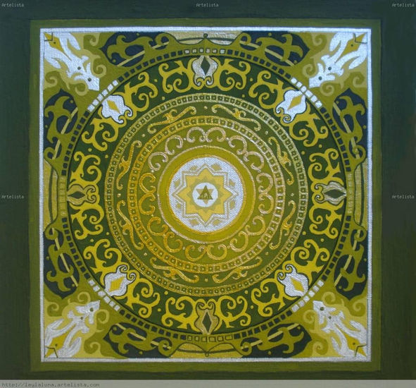 Anahata Oil Canvas Landscaping