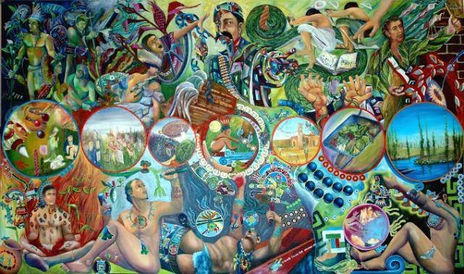Mural Xochimilco,...