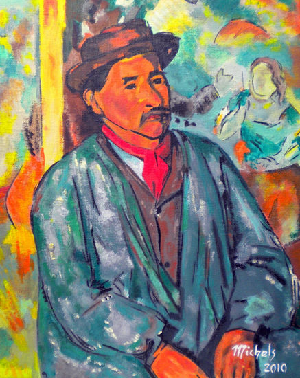 Bauer,1895-1900. Acrylic Canvas Portrait