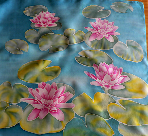 Nenufares Others Textile Floral Painting