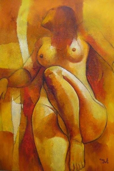 LUZ Óleo Lienzo Desnudos