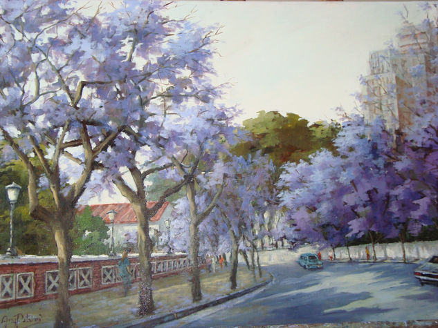 jacaranda Oil Canvas Landscaping