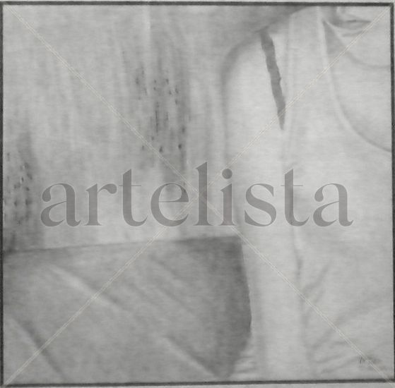 mujer en soledad Charcoal