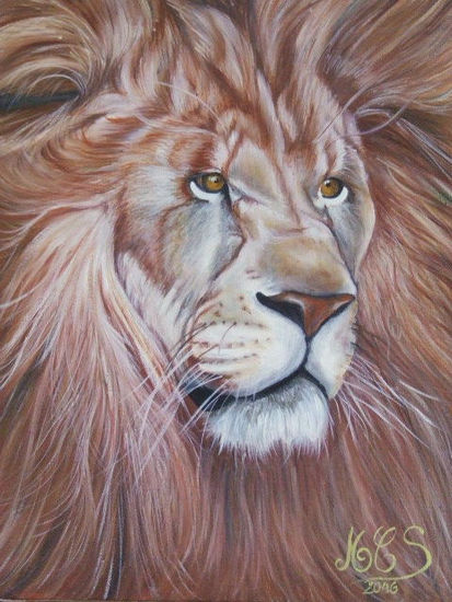 El leon Oil Canvas