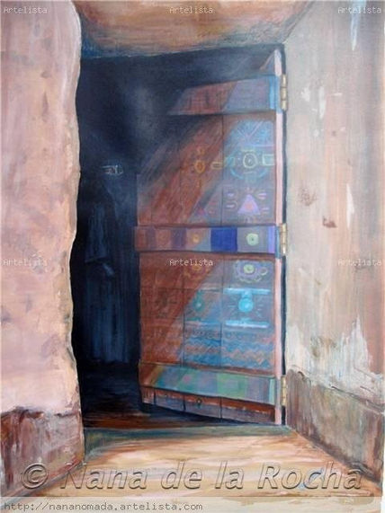 Mujer divisando