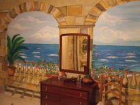 Mural de la playa