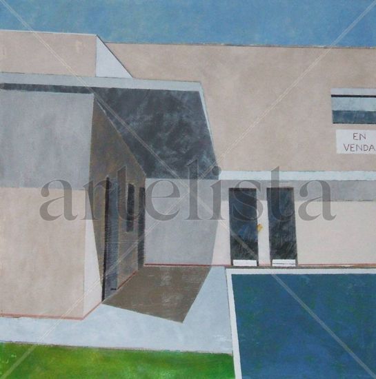 CHALET PLAYA DE LA MORA Acrylic Canvas Landscaping