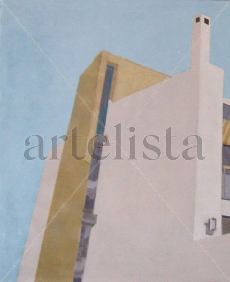 EDIFICIO TARRAGONA Acrylic Canvas Landscaping