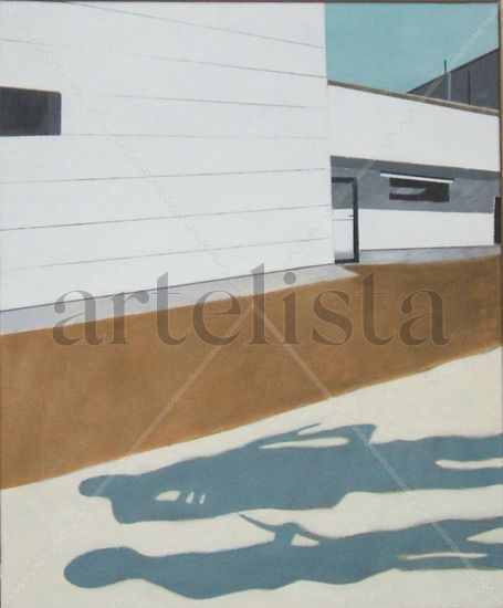 PATIO DE COLEGIO TARRAGONA Acrylic Canvas Landscaping