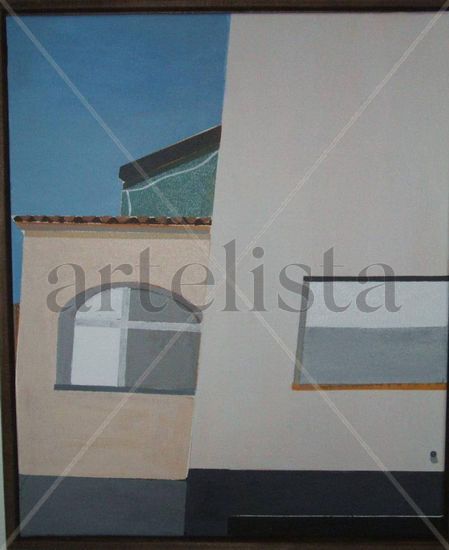 CASTELLVELL CHALET Acrylic Canvas Landscaping