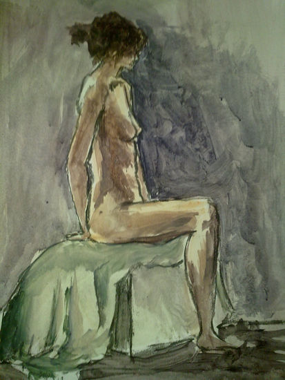 model37 Acrylic Paper Nude Paintings