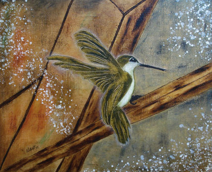 Un colibri en el...