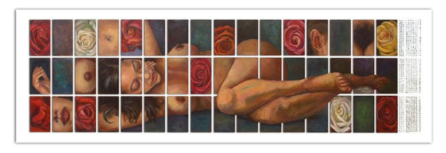 Te mato por que te quiero Mixed media Others Nude Paintings