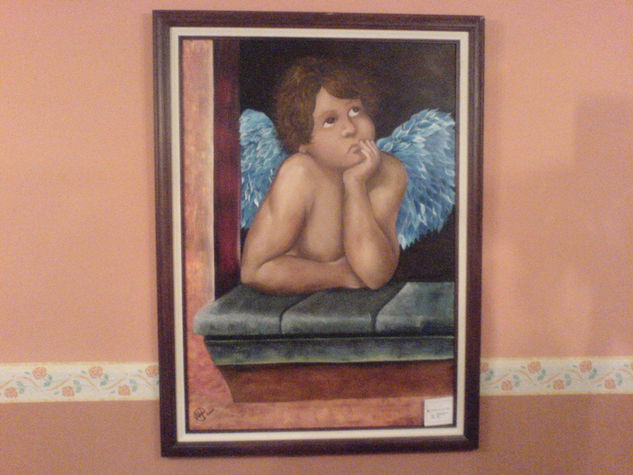 ANGEL Oil Canvas Figure Painting