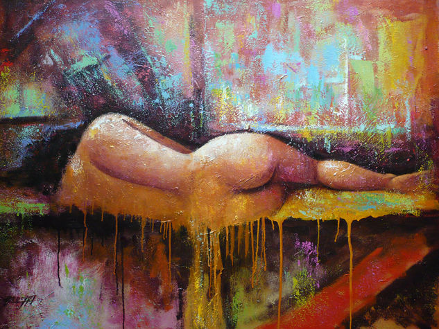 sueño erotico Oil Canvas Nude Paintings