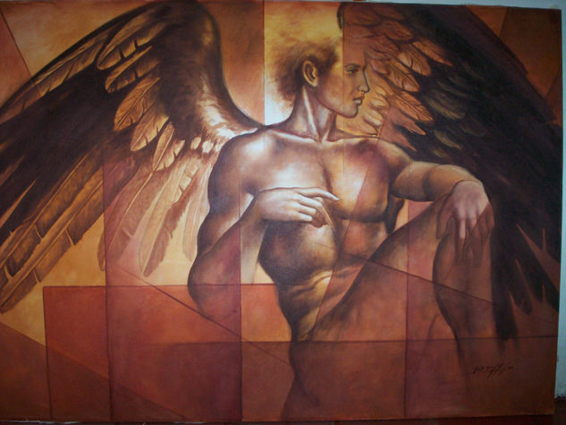 angelus Óleo Lienzo Desnudos