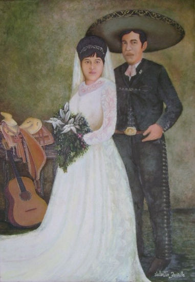 BODA CHARRA DE CALIMAYA, ESTADO DE MÉXICO Oil Canvas Others