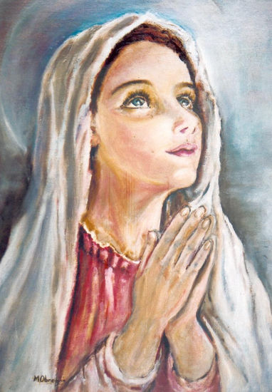 Nuestra señora de la suplica Oil Canvas