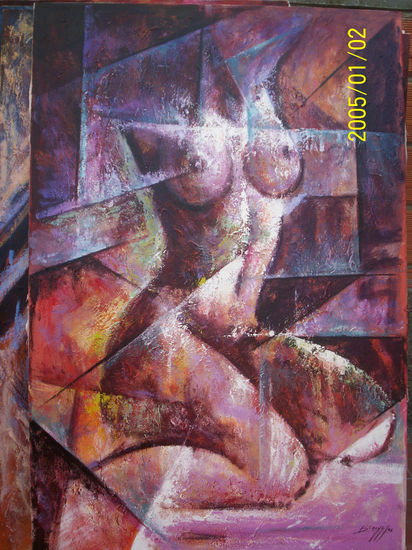 a traves del tiempo Oil Canvas Nude Paintings