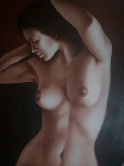 a flor de piel Oil Canvas Nude Paintings