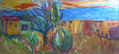 Pueblo pobre,Casa de Alto, óleo 1992