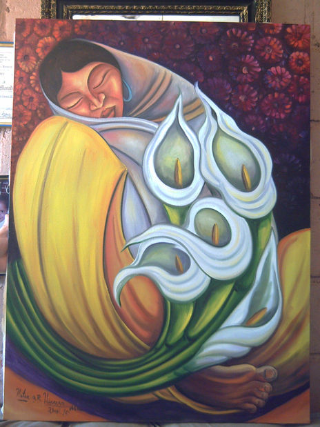 Vendedora de flores