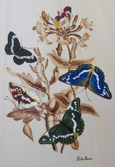 mariposas Oil Panel Animals