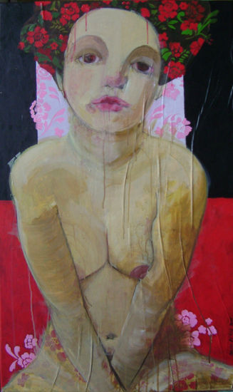 #2 de la serie de los olvidos Oil Canvas Nude Paintings