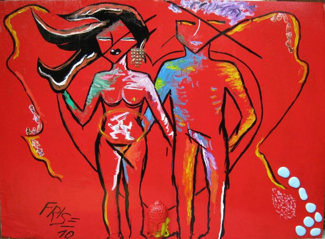 Evolution in Love Oil Others Nude Paintings